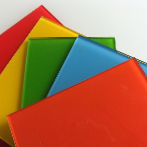 Lacquered Glass Colored Wholesales Back Painted Glass